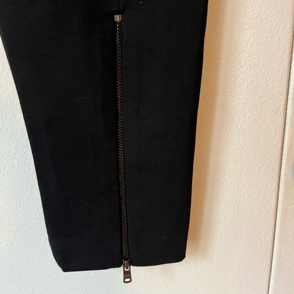 Ann Taylor Black Zipper Slacks - Picture 3 of 9